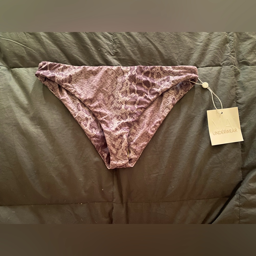 MAI Deluxe Bonita Bottom Mauve Boa Size S